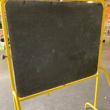Tableau école pivotant jaune années 70/80