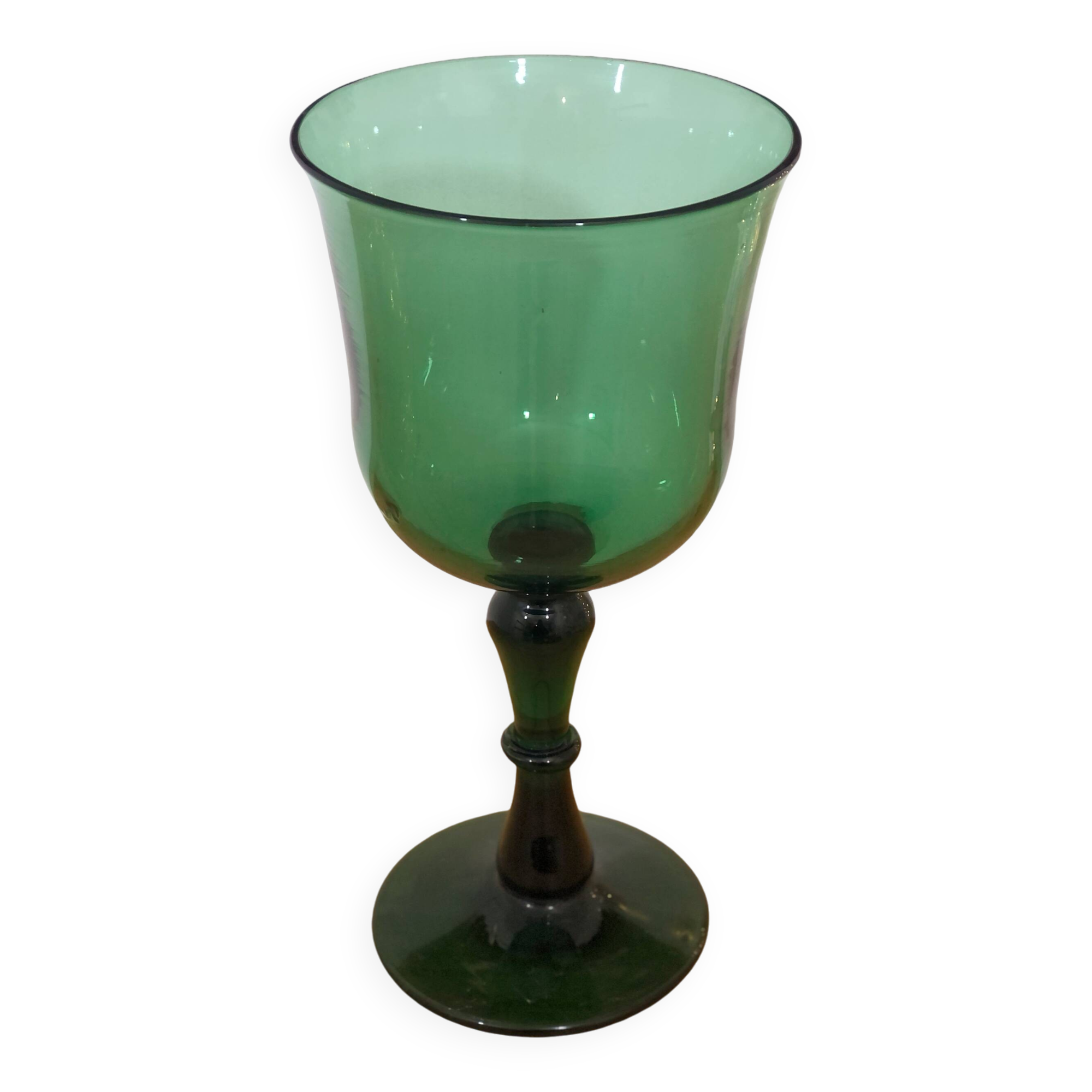 Large glass-shaped vase