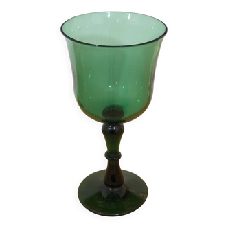 Large glass shaped vase