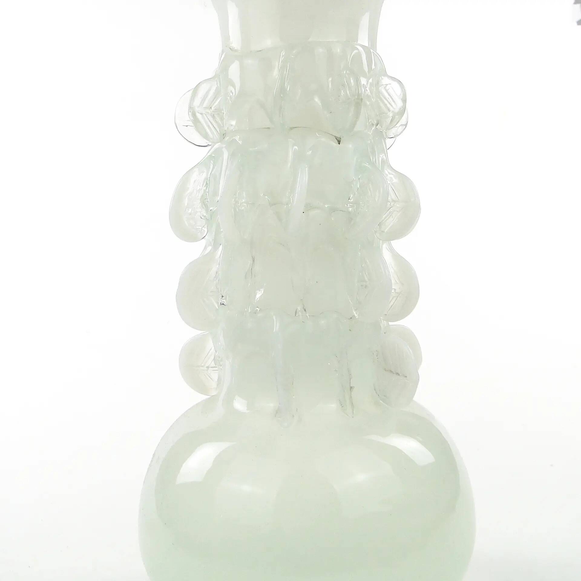 Bride vase, modernism, glass, designed by J. Słuczan-Orkusz, Poland, 1970s