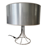 Chromed metal table lamp, 1970 design