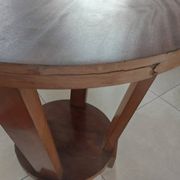 round Art Deco side table
