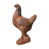Poule en fonte