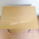 Bedside table in formica imitation wood / vintage 60s-70s
