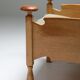 Throne long chairs in natural oak - 1950s
