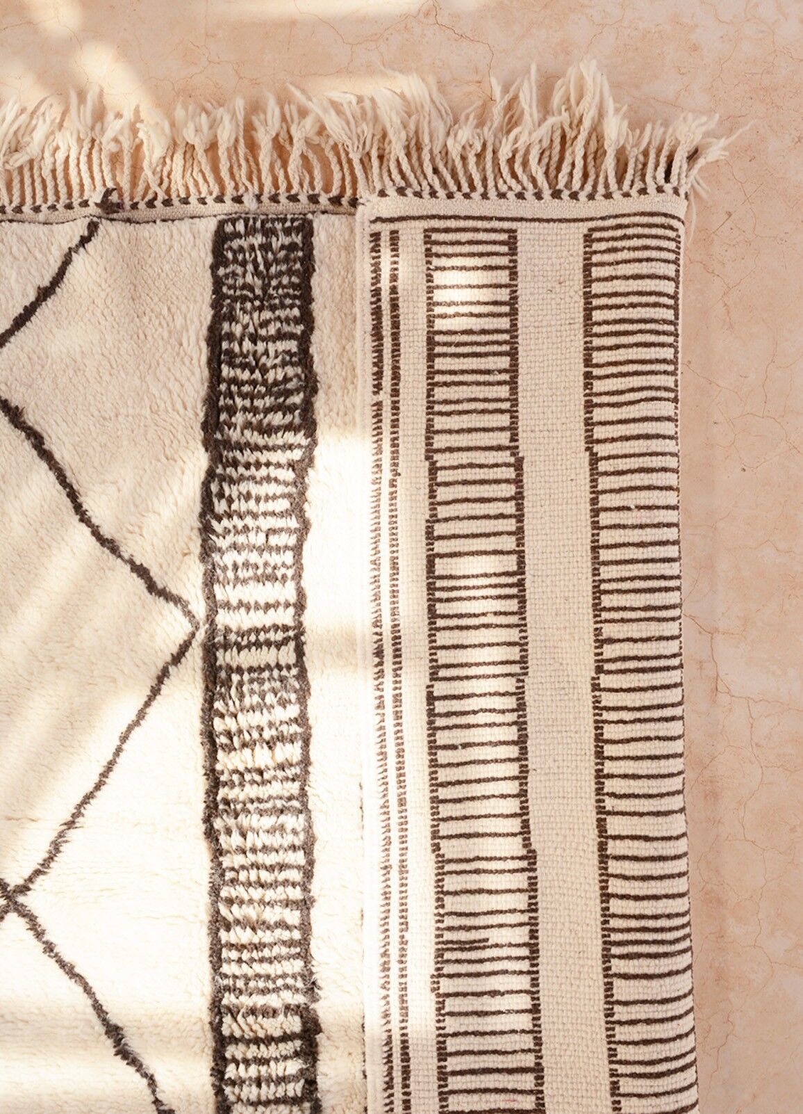 Berber Berber black and white or Ibd carpet 155 x 225
