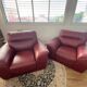 set of 2 Giovanni club armchairs