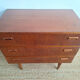 Commode scandinave vintage en teck