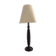 Large vintage lamp 70s wooden