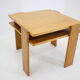 Table basse en érable des années 1970, Tchécoslovaquie
