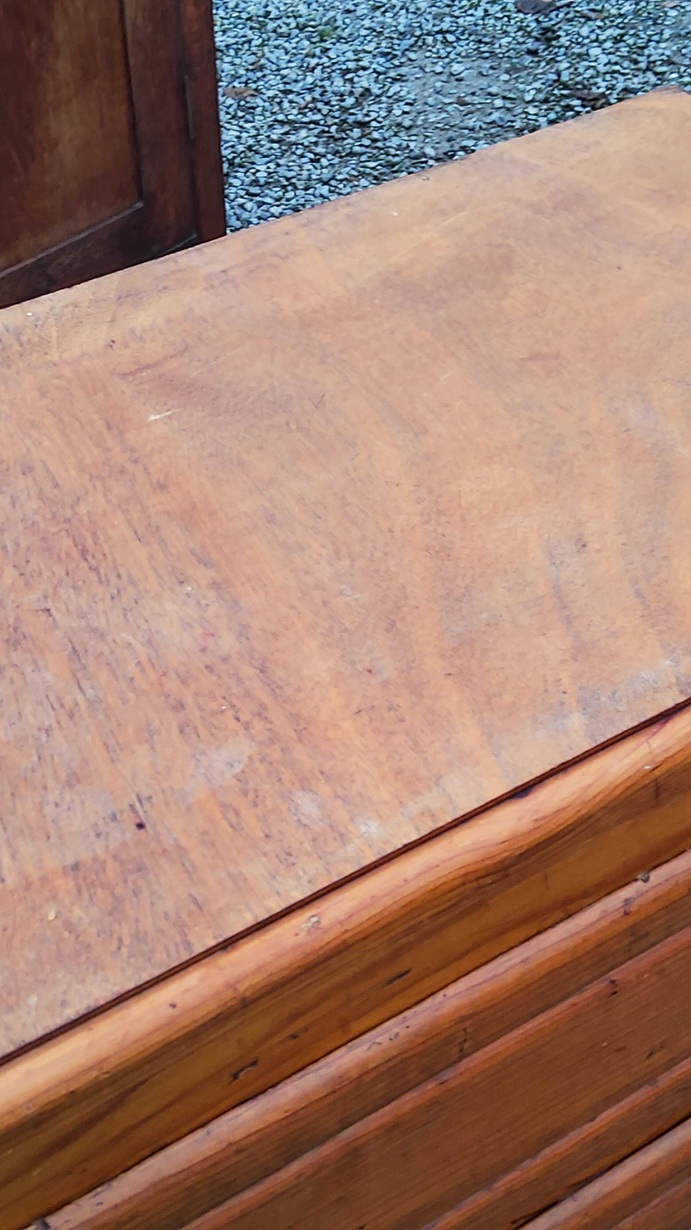 Vintage chest of drawers from the 50s with compass feet and 3 drawers