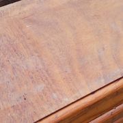 Vintage chest of drawers from the 50s with compass feet and 3 drawers