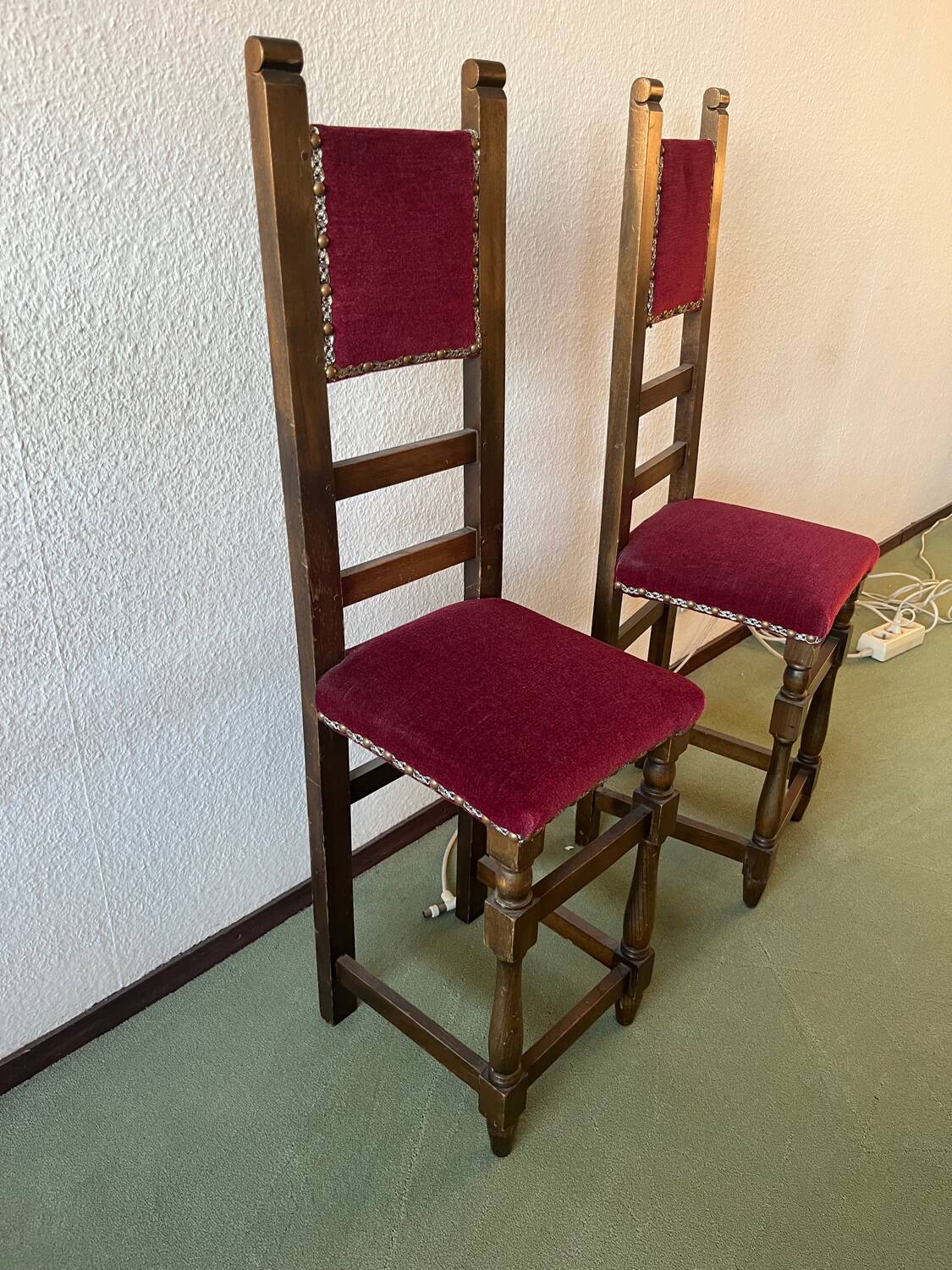 Pair of decorative chairs 1950/60