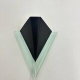 Massive Belgium post modern wall lamp , 1980s