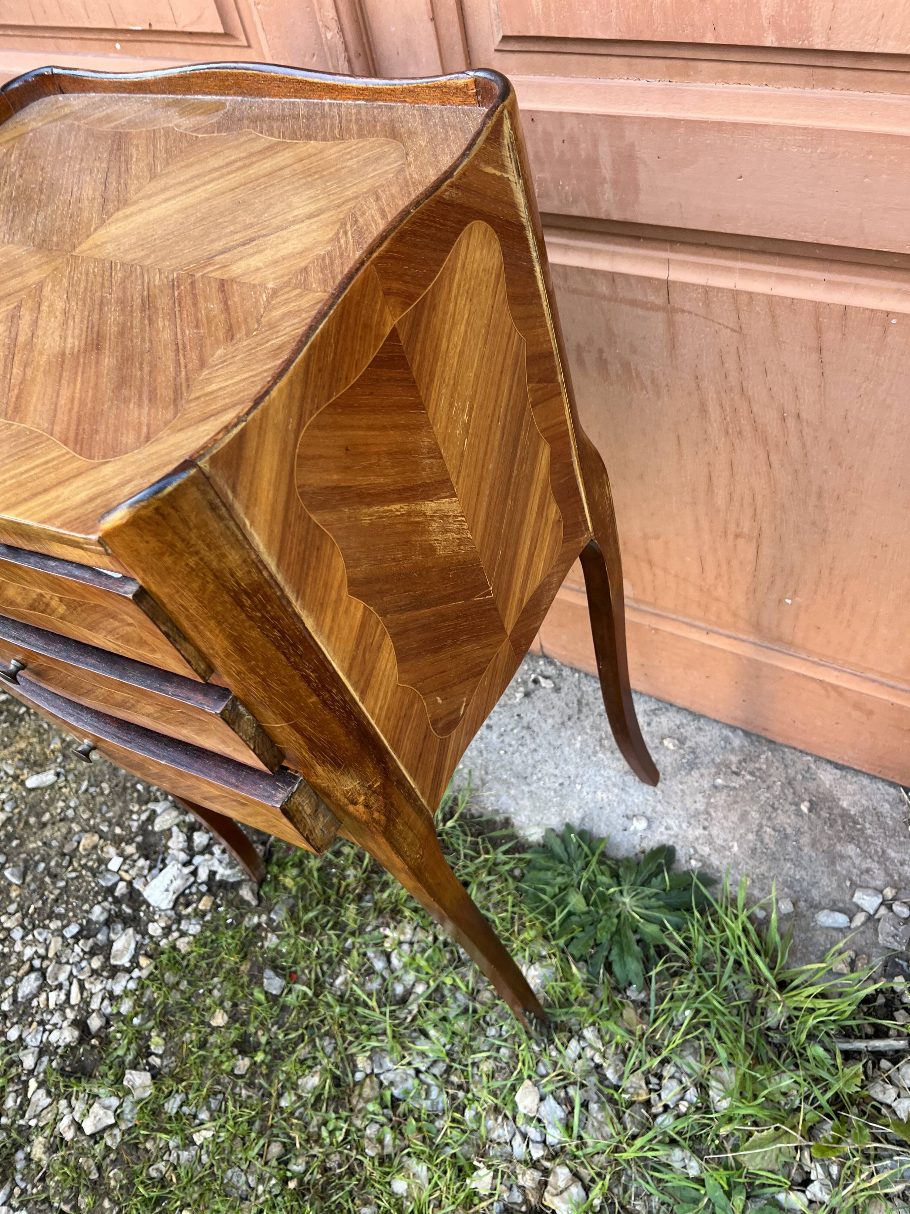 Louis XV style bedside table