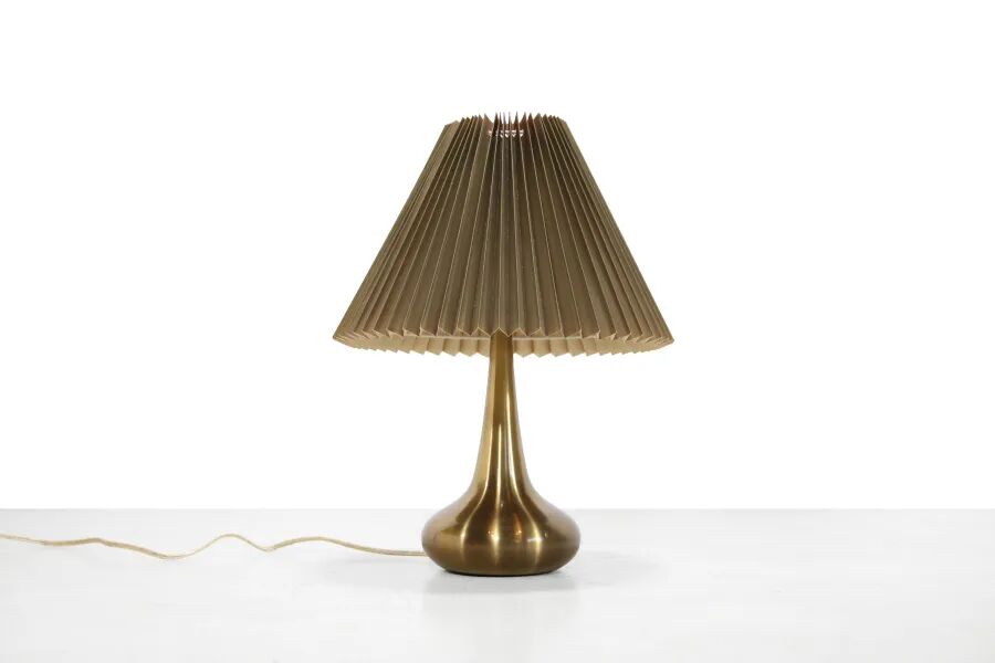 Ensemble de 2 lampes de table Orient en laiton Jo Hammerborg par Fog et Morup