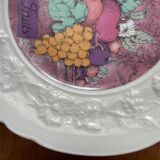 Set of 6 dessert plates Les Délices by Marie-Pierre Boitard - Faïence GIEN