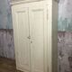 Old wardrobe, aged white patina