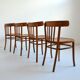 4 Thonet bistro chairs 1950s