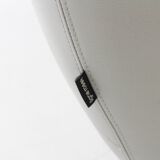 Fauteuil Kali en cuir gris de Michel Ducaroy pour Ligne Roset