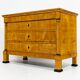 Biedermeier commode in birch veneer 1820-1830