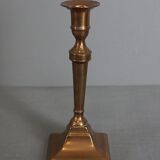 Bougeoir en laiton français du XIXe siècle