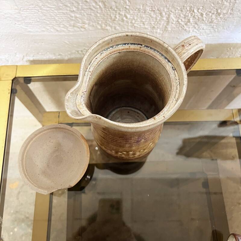 Original Brown stoneware teapot