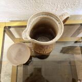 Théière originale en grès  Marron