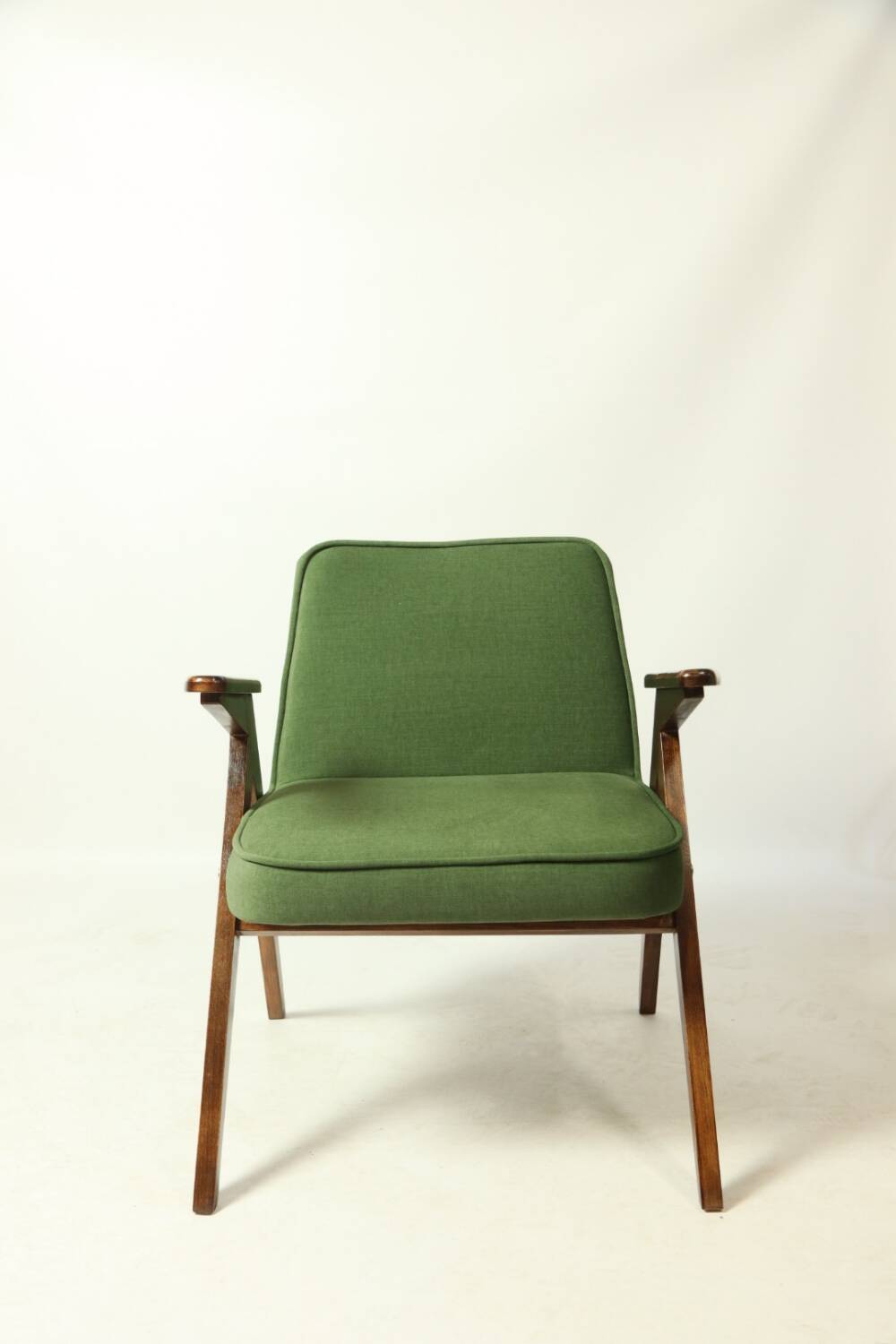 Paire de fauteuils vintage royale vert velvet Chierowski design