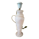 Vintage 1960 lamp in pink alabaster