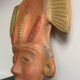 Masque terre cuite reproduction vintage mexique