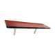 Vintage red formica shelf