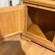 Display cabinet in solid cherry wood