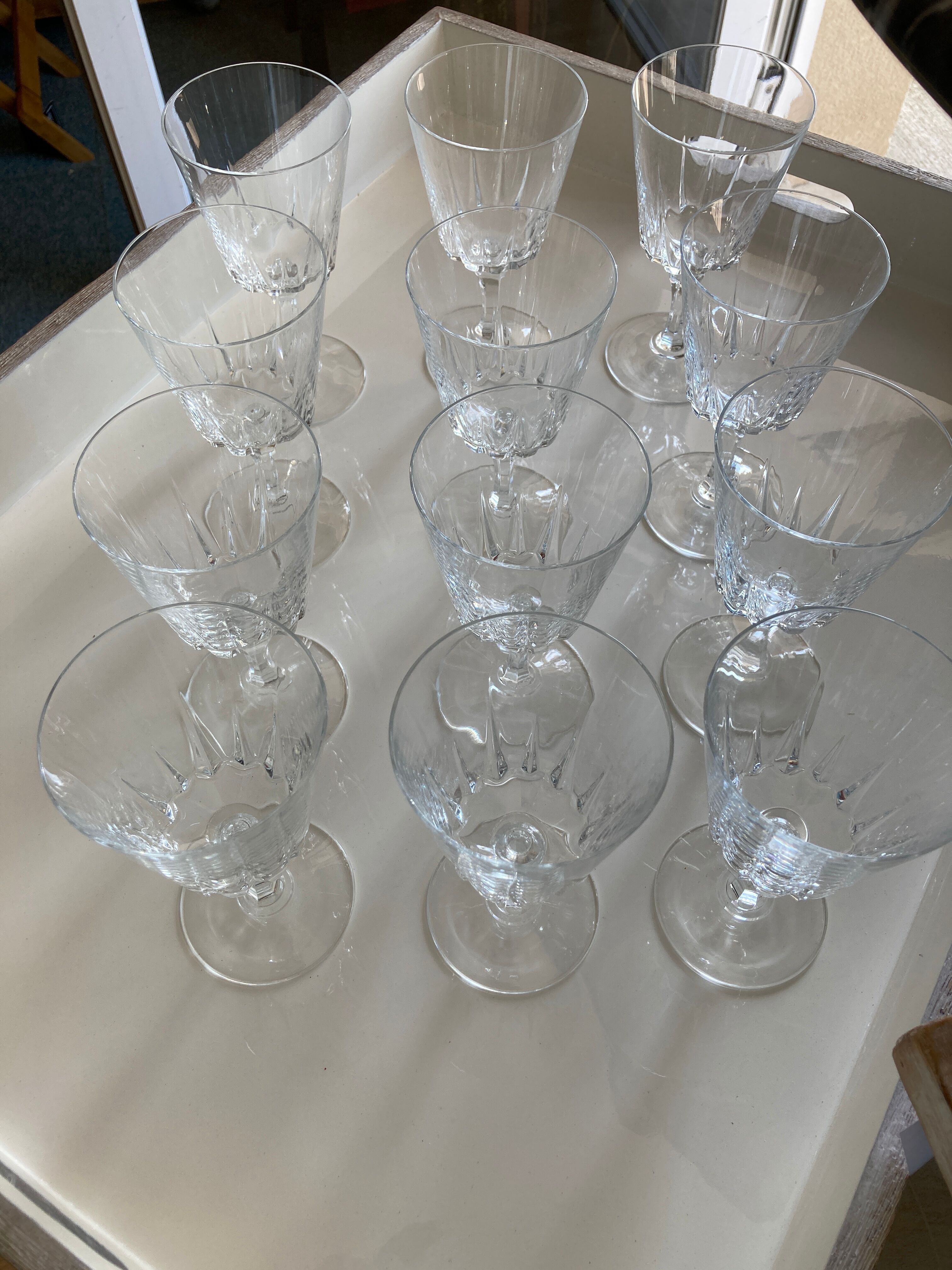 12 crystal glass