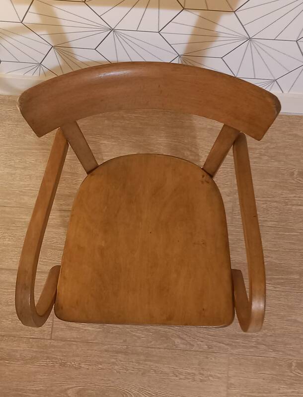 Vintage children's armchair signed Baumann.
