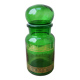 Pot dit d'apothicaire en verre vert