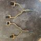 Brutalist wall sconces – Maison Arlus – Vintage 1960