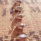 5 vintage swan knife holders. silver plated