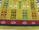 Tapis couleur moutarde à motifs gazelles style berbère