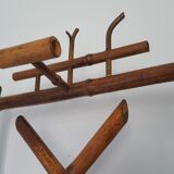 Bamboo coat rack