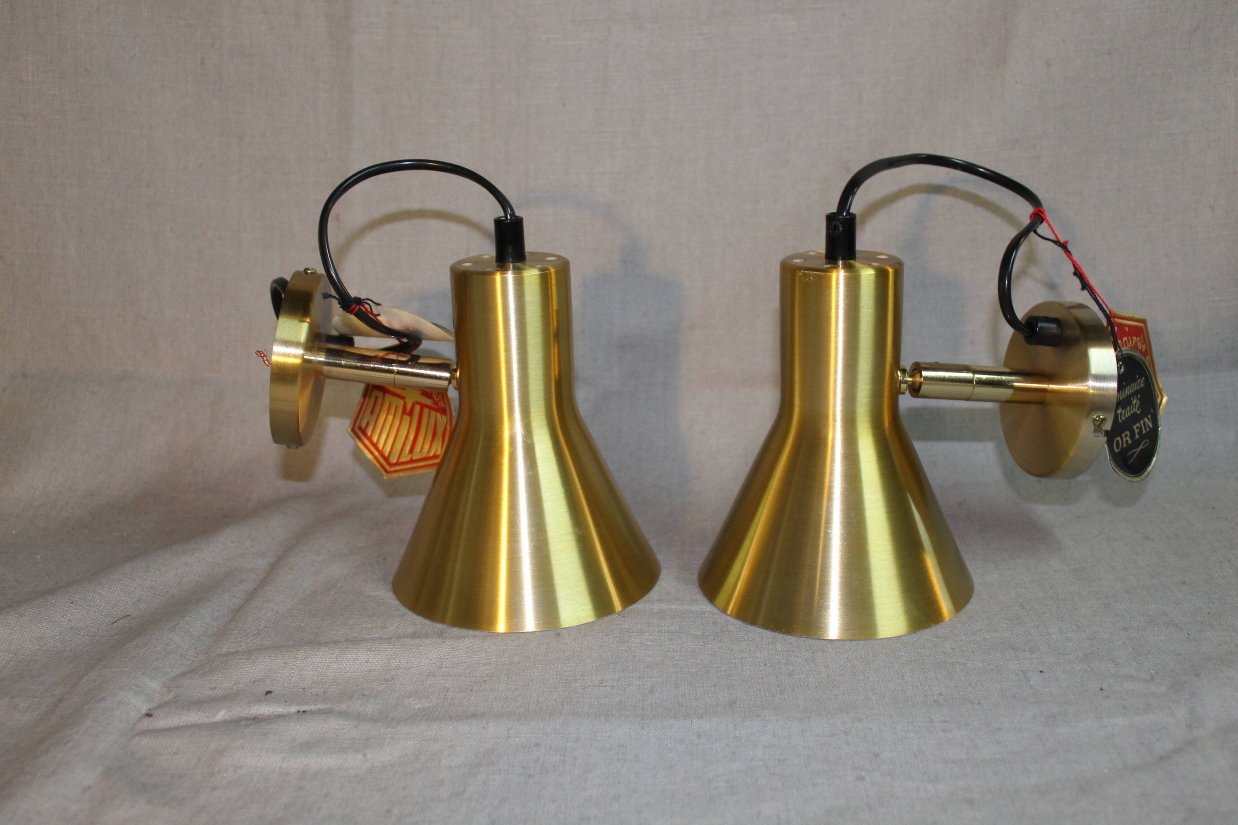 Vintage golden sconces