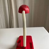 Vintage red articulated desk lamp Italy