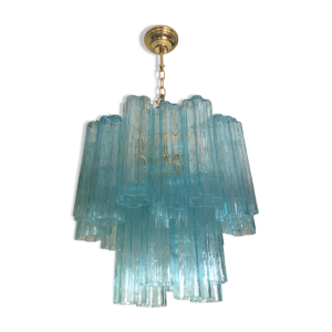 lustre azure en verre