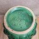 Large Saint-Clément vase model Ananas green – design by Blanche Letalle – vintage piece