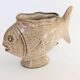 Vintage fish-shaped pot, French ceramic, 1960s