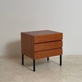 Chest of drawers or bedside table in rosewood 1950