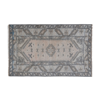 Distressed Turkish Oushak Milas Rug 120 x 191 cm