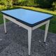 Vintage Formica table efji novoplan with 2 integrated extensions 109/148/197.