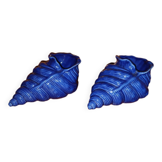 Pair of earthenware pot covers