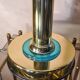 turquoise chrome gold lamp 1980, very beautiful 43x32 good general condition and normal wear